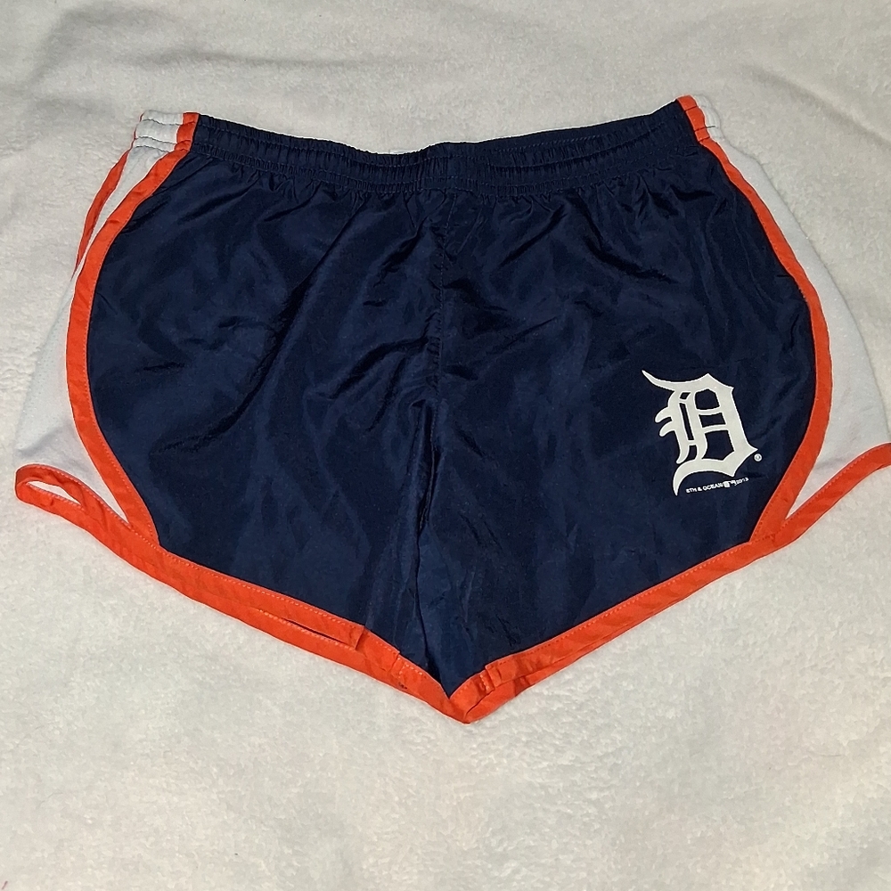 2013 Detroit Tigers Vintage Nylon Shorts Baseball MLB Tee